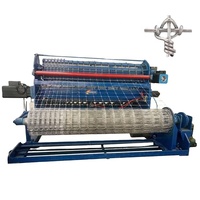 Nœud fixe galvanisé à chaud entièrement automatique à grande vitesse en usine/Machine de production de clôtures pour moutons cerfs