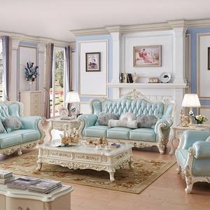 Ensemble de canapés de salon en bois massif de qualité supérieure - avec housse de canapé design, meubles de salon très vendus pour la <span class=keywords><strong>d</strong></span>écoration de la maison et de l'hôtel - Product Image 1