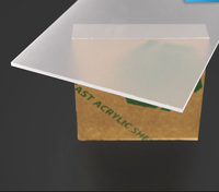 Plaque diffuseur de lumière en PMMA découpée au laser de haute qualité, épaisseur 2 mm, en acrylique