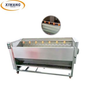 Sistema de lavado de frutas y verduras completamente automático Máquina de limpieza de cepillos de rodillos - Product Image 1