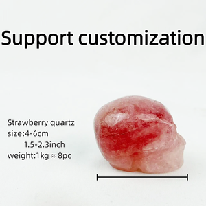 Cuarzo Fresa Suave de Alta Calidad, <span class=keywords><strong>Aventurina</strong></span> <span class=keywords><strong>Verde</strong></span>, Howlite, Energía Curativa de Cristales para el Alivio de la Ansiedad - Product Image 5