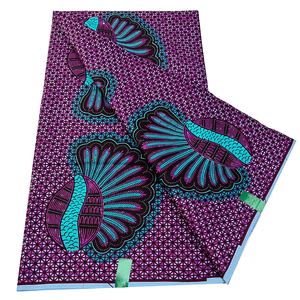 Tela Ankara de Alta Calidad para Ropa Africana, Tela Africana 100% Algodón con Estampado de Cera, Tela Holandesa para Confección de Vestidos y Trajes - Product Image 4