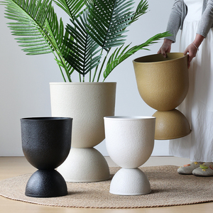 Pots de <span class=keywords><strong>plantes</strong></span> en plastique extra larges, légers et écologiques, résistants aux UV, pour l'intérieur et l'<span class=keywords><strong>extérieur</strong></span>, pour pots de fleurs durables. - Product Image 5