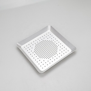 Quadrato in alluminio forato <span class=keywords><strong>teglia</strong></span> per <span class=keywords><strong>Pizza</strong></span> con fori per la cottura del forno, <span class=keywords><strong>Pizza</strong></span> gadget - Product Image 4