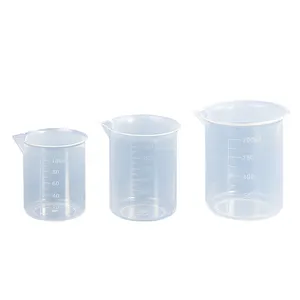 High Tenacity Beaker 250ml Transparent 100ml 150ml 250ml 500ml Plastic Beaker