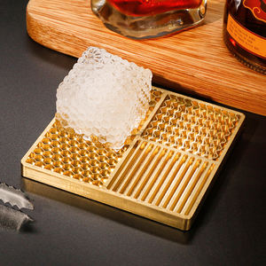 Sceau de glace Logo personnalisé Cuivre Laiton Sceau à motif de glaçon Verre à <span class=keywords><strong>vin</strong></span> Sculpture de glace Barre de sceau - Product Image 3