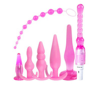 Umweltfreundlicher Silikon-Analplug Prostatamassagegerät Analdilator & Plug Gay Sexspielzeug Butt Toy