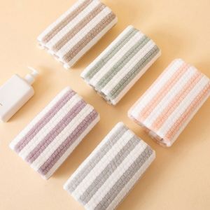 Serviette de bain et de visage pour adultes en microfibre à séchage rapide, tissage jacquard pour usage domestique - Product Image 3