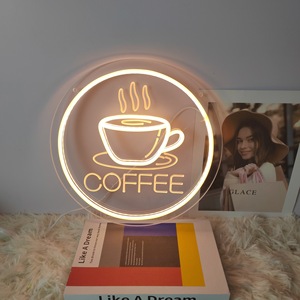 Insegna luminosa al Neon personalizzata per Coffee <span class=keywords><strong>Shop</strong></span> e ristorante luce colorata AC/DC trasformatore di alimentazione - Product Image 2
