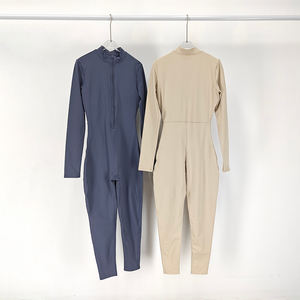 Nuova Collezione 2025: Tuta Aderente con Zip Frontale, Maniche Lunghe, Felpata, per Palestra e Fitness, Mantiene il Calore - Product Image 6