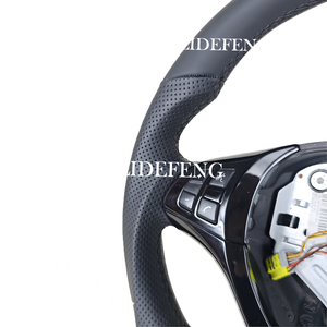 Volante de Fibra de Carbono Negro Piano 100% Real con Cuero Nappa para <span class=keywords><strong>BMW</strong></span> Serie 3 E82 E84 E87 X1 E90 <span class=keywords><strong>320d</strong></span> <span class=keywords><strong>E92</strong></span> E93 320i - Product Image 6