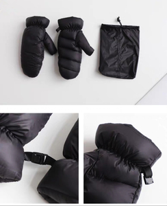 Mitaines d'extérieur coupe-vent, imperméables et ultralégères, en nylon, avec rembourrage 650 Fill Power, longueur poignet, pour le camping et l'hiver - Product Image 4
