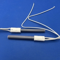Tige d'allumeur en céramique de chaleur de nitrure de silicium 230 v 300 w barre d'allumeur de granule de chauffage en céramique de four électrique