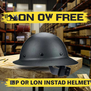 CE EN 397 탄소 섬유 건설 헬멧 보안 보호 유리 섬유 안전 하드 모자 - Product Image 2