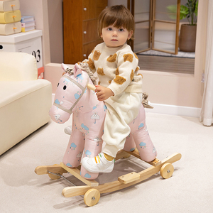 ม้าโยกเด็กจากโรงงานโดยตรง ของเล่นขี่ม้าสำหรับเด็ก เป็นของขวัญสำหรับเด็ก - Product Image 2