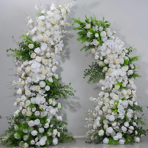 Nuovi <span class=keywords><strong>Fiori</strong></span> Colorati Bianchi e Verdi per Composizioni Floreali, Decorazioni per Archi Natalizi e Matrimoniali - Product Image 2