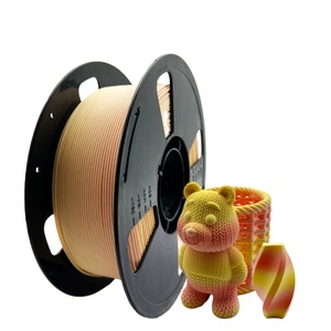 JINCCAI <b>PLA</b> Silk Dual Color 1.75mm FDM 3D Printer Filament 1KG OEM/ODM High Abrasion Resistant CE ROHS Certified - Product Image 1