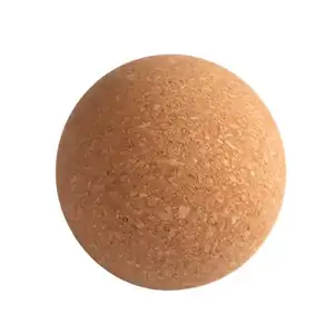 TIANLEICORK Factory Wholesale High Quality 80*160mm Natural Cork Massage Exercise Peanut Yoga Ball Physiotherapy Products