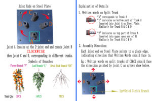 <span class=keywords><strong>Nuage</strong></span> de fleurs de cerisier blanc comme décor romantique de luxe de lumière d'<span class=keywords><strong>arbre</strong></span> artificiel pour le salon de mariage - Product Image 6