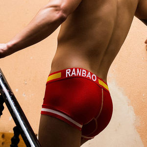 Intimo Personalizzato da Uomo con Fascia Sottile, Nuovi <span class=keywords><strong>Boxer</strong></span> Senza Cuciture su Misura per Uomo - Product Image 4