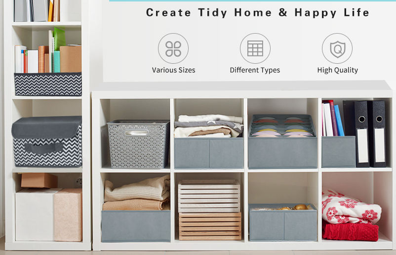 Wardrobe Storage Organiser Box for Toys, Clothes Books