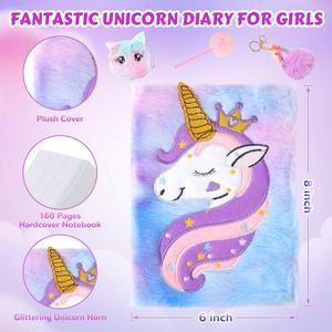 Regalos de unicornios para niñas, <span class=keywords><strong>juguetes</strong></span> de unicornio para niños con almohada de estrella de peluche iluminada/diadema/juego de <span class=keywords><strong>juguetes</strong></span> de peluche suave para cumpleaños, Navidad - Product Image 3