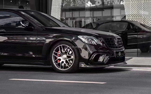 Kit <span class=keywords><strong>222</strong></span> per Mercedes-Benz Classe S W222 S63 S65 AMG Facelift Bra Bus Bodykit Diffusore Posteriore Spoiler Auto - Product Image 4