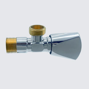 Válvula de Ángulo de Cobre para Baños Domésticos, Válvula de Apertura Lenta, Válvula de Apertura Rápida, Estándar Europeo, Tres Octavos - Product Image 4