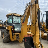 Chargeuse sur pneus CAT 420F reconditionnée professionnellement pour travaux de construction et d'entretien