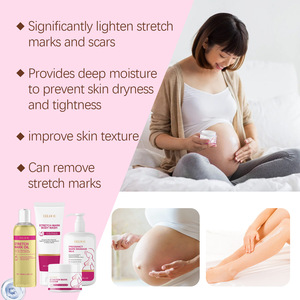 Ensemble de soins corporels post-partum <span class=keywords><strong>pour</strong></span> femmes, crème de massage anti-âge, hydratante, réparatrice, réparation des <span class=keywords><strong>vergetures</strong></span> <span class=keywords><strong>pour</strong></span> adultes, vente en gros OEM - Product Image 4