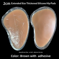 Coussinets de hanche en silicone N Plus Size pour rehausser les fesses avec coussinets adhésifs, gaine amincissante pour femmes, drag queens et travestis