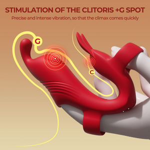Chiyuan 10 Modi Finger Vibrator Frauen G-Punkt Klitoris Massage gerät Nippel Stimulation <span class=keywords><strong>Latex</strong></span> Paare Erwachsene Sexspielzeug Modell L-1526 - Product Image 3