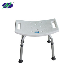 <b>Elderly</b> <b>Shower</b> <b>Chair</b> Thickened Aluminum Alloy Frame White Bathroom Safety Seat RJ-X797L - Product Image 3