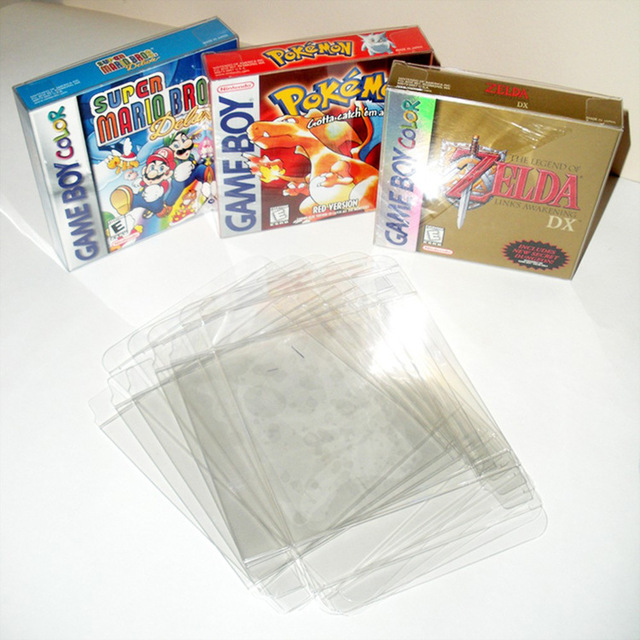 For Nintendo GameBoy / GameBoy Color / GameBoy Advance Box Protector Transparent GBC Game Card Color Box Protector