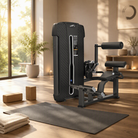 Machine à extensions dorsales commerciale à charges guidées en acier, presse lombaire, équipement d'entraînement de force pour salle de sport, unisexe, Jiewei JW-NP322