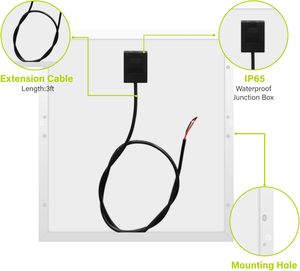 Chi phí hiệu quả perovskite bảng điều khiển năng lượng mặt trời mô-đun năng lượng mặt trời 10W 50W 90W 100W 150W Watt EU nhà kho Bảng điều khiển năng lượng mặt trời giá rẻ - Product Image 2
