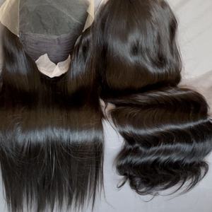 Pelucas de Cabello Humano 100% con Encaje Transparente, de 22 a 30 Pulgadas, Alta Densidad, Cabello Brasileño con Frente de Encaje - Product Image 5