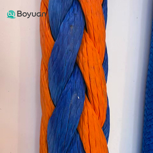 Tali UHMWPE 12-Strand untuk Perlengkapan Berthing Hawser, Tali Tambat HMPE Kepang Tunggal untuk Kapal & Pelabuhan - Product Image 1