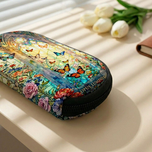 Étuis à lunettes vierges pour sublimation DIY, sacs à lunettes personnalisés en néoprène avec fermeture éclair, étui de rangement pour lunettes de soleil, idéal pour cadeau promotionnel - Product Image 4