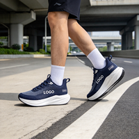 Chaussures de course athlétiques pour hommes personnalisées, haute qualité, tissu Fly Knit doux, antidérapantes, confortables, style décontracté pour la marche quotidienne