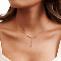 BQN18 - Elegante Collar de Plata de Ley 925 con Circonita 5A para Mujer, Ideal para Bodas, Fiestas y Vestidos de Noche, Joyería Fina
