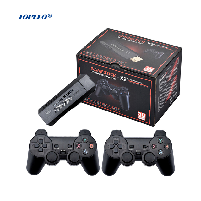 Topleo Game Stick Wireless Retro Handheld Video Classic Portable Mini Stick Game Console