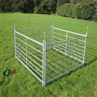 Panneaux de clôture portables en acier galvanisé à chaud pour enclos d'animaux de ferme, enclos pour bétail, enclos pour chèvres et moutons