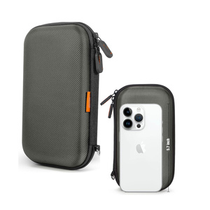 Étui de protection pour <span class=keywords><strong>batterie</strong></span> de téléphone portable en EVA moulé, étanche et antichoc, avec fermeture éclair métallique durable et design personnalisé - Product Image 1