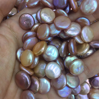 Prix de gros, perles d'eau douce naturelles de qualité 3A, perles rondes en vrac, 9-16 mm, violettes, pour la fabrication de bijoux
