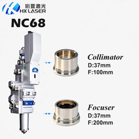 Lentille laser à fibre HXLASER avec support D37 F100 F200, lentille collimateur optique, ensemble de focalisation laser à fibre pour tête laser WSX NC68
