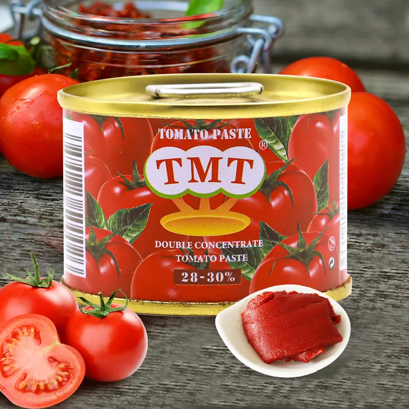 Doppio concentrato di pomodoro in scatola Sour sweet taste per il mercato africano