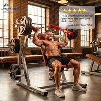 Machine de musculation commerciale inclinée pour la poitrine, équipement robuste pour l'entraînement de la force des membres supérieurs en salle de sport