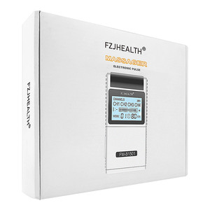 Masajeador de cuello eléctrico Tens Ems de cuerpo completo de 4 canales Máquina de masaje de espalda vibratoria de 15 modos Equipo de fisioterapia - Product Image 2