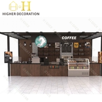 Quiosco de café Mostrador de café Exhibición de cafetería Gabinetes de exhibición Quiosco Soportes para Centro Comercial